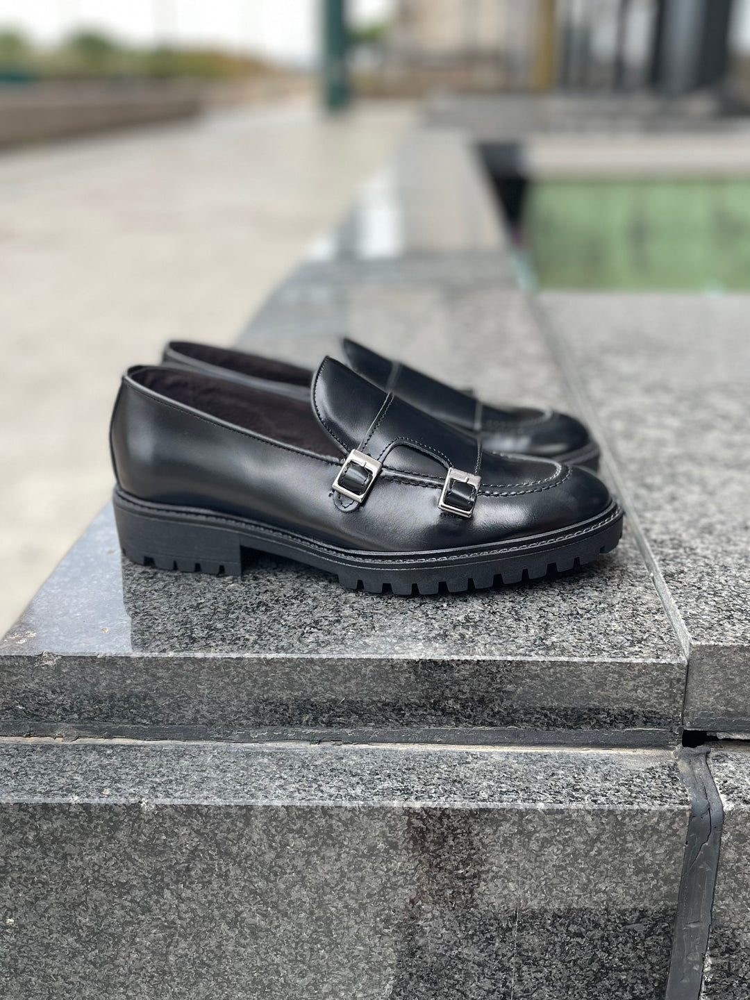 Jonhson Mocassino Uomo in Vera Pelle Abrasivata