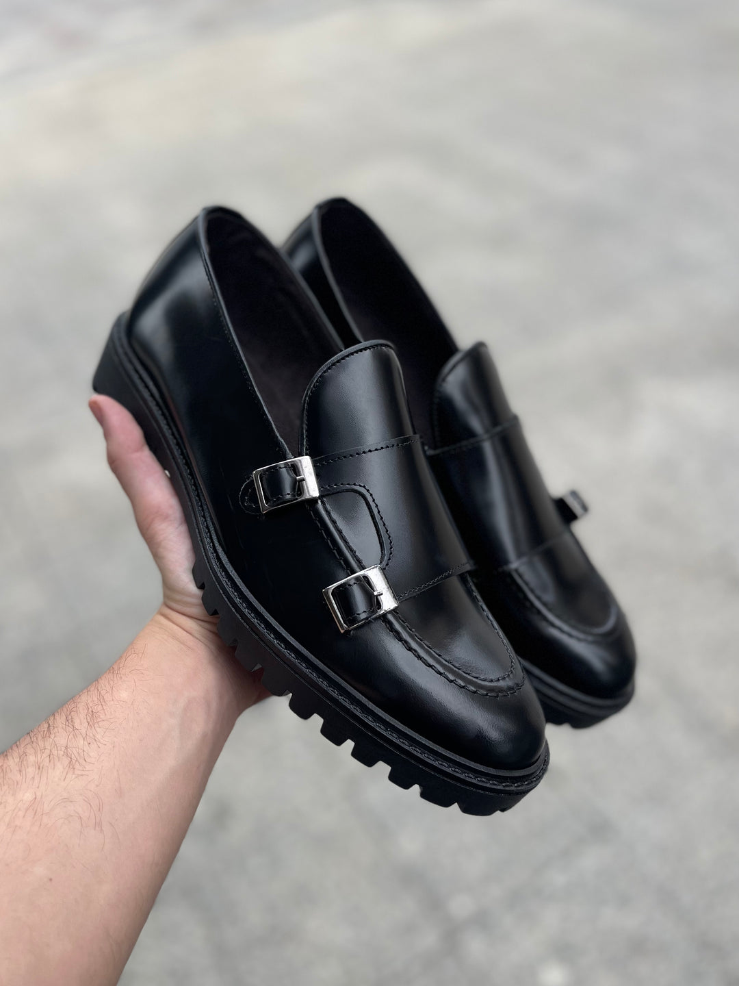 Jonhson Mocassino Uomo in Vera Pelle Abrasivata