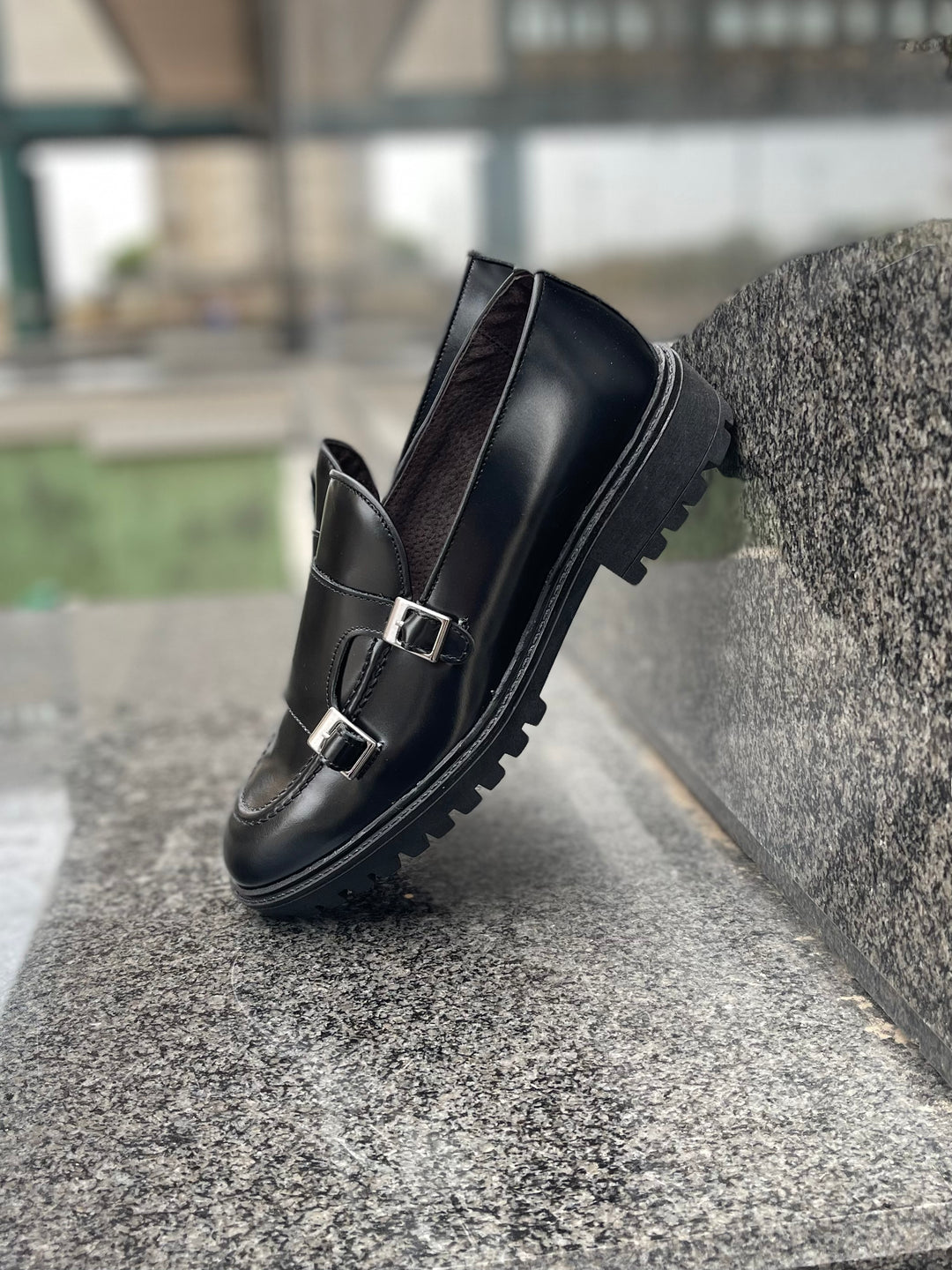 Jonhson Mocassino Uomo in Vera Pelle Abrasivata