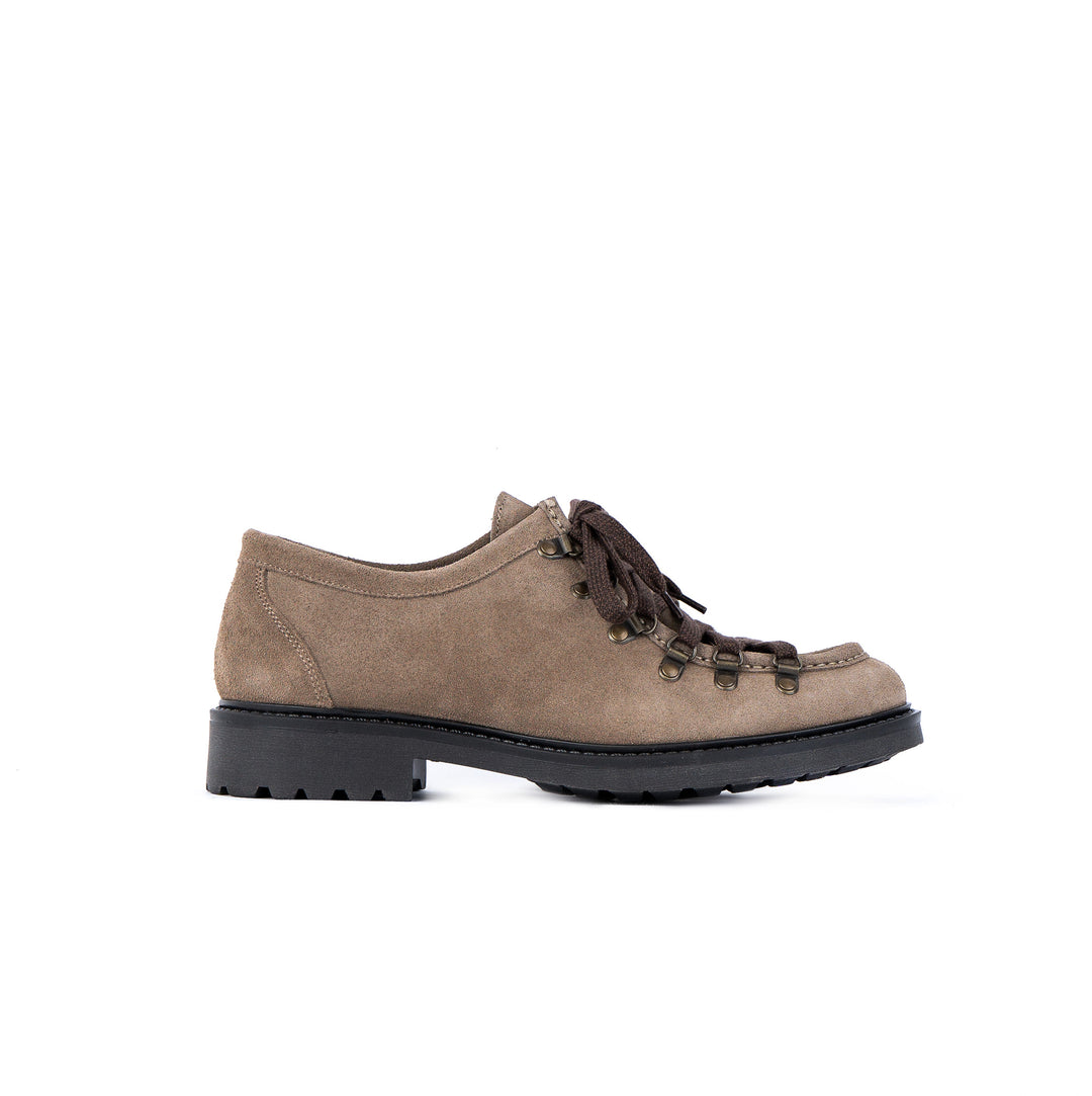 Trek ingegnere stringate in camoscio