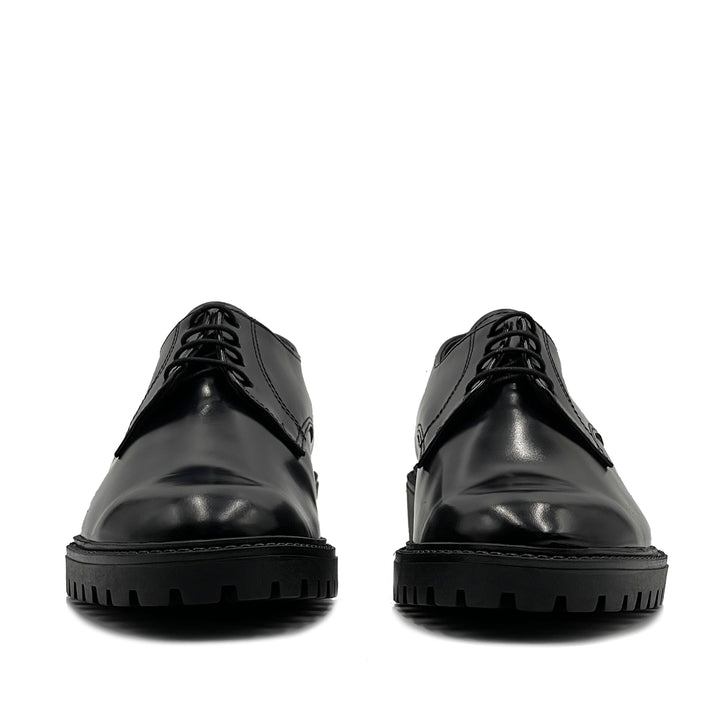 William Mocassino Derby Uomo in Vera Pelle Abrasivata