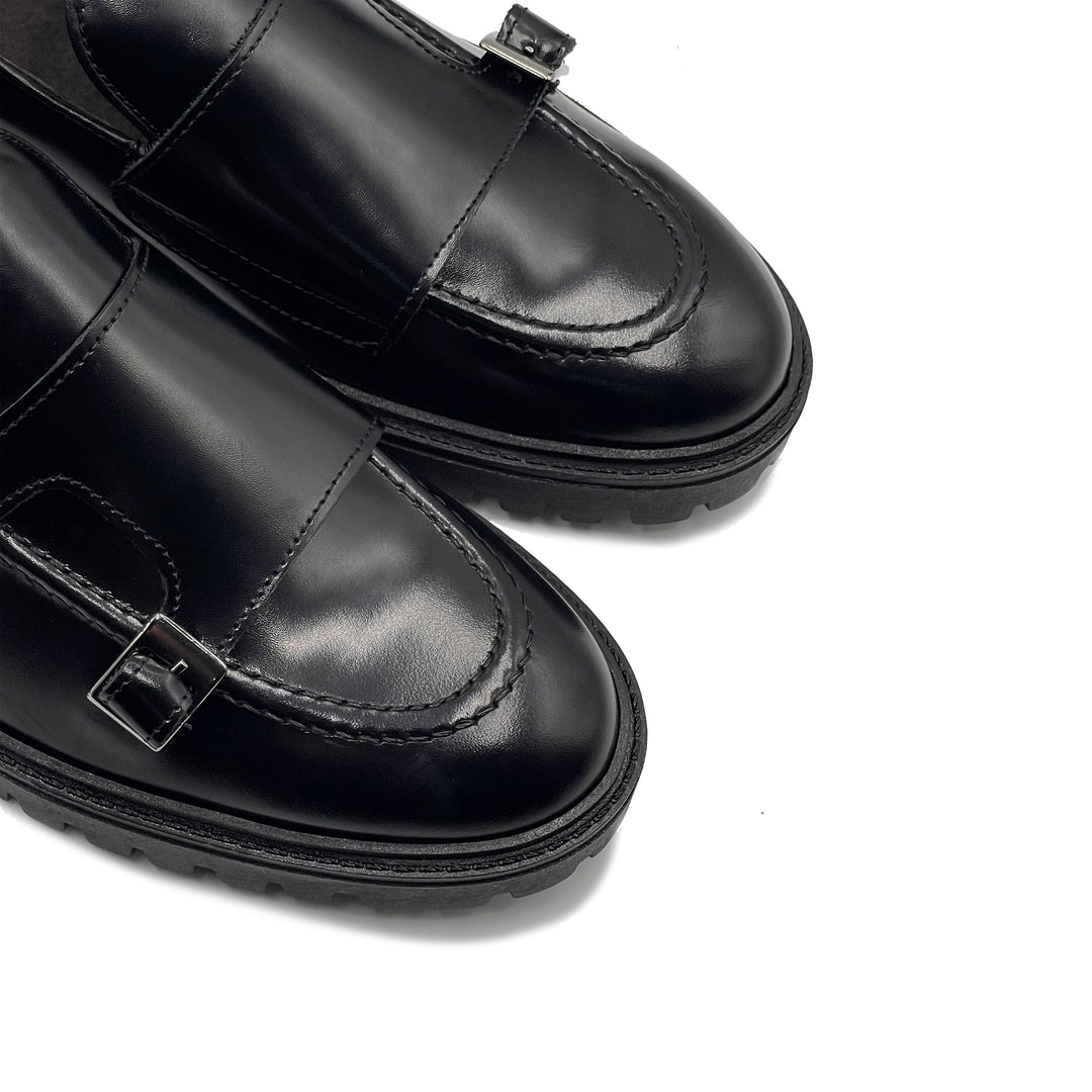 Jonhson Mocassino Uomo in Vera Pelle Abrasivata