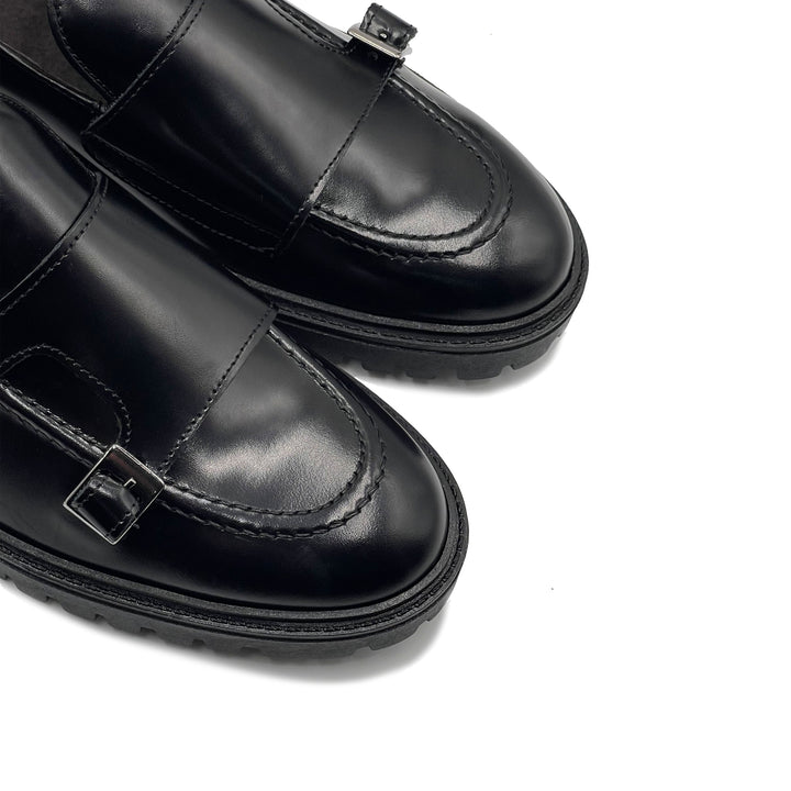 Jonhson Mocassino Uomo in Vera Pelle Abrasivata