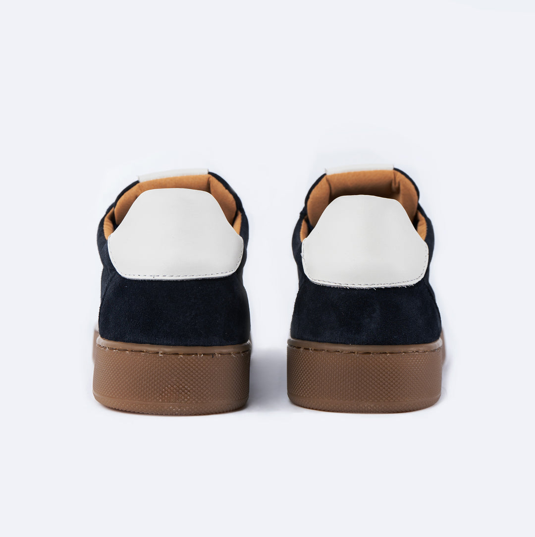 New Fusion sneakers basse uomo in morbido camoscio