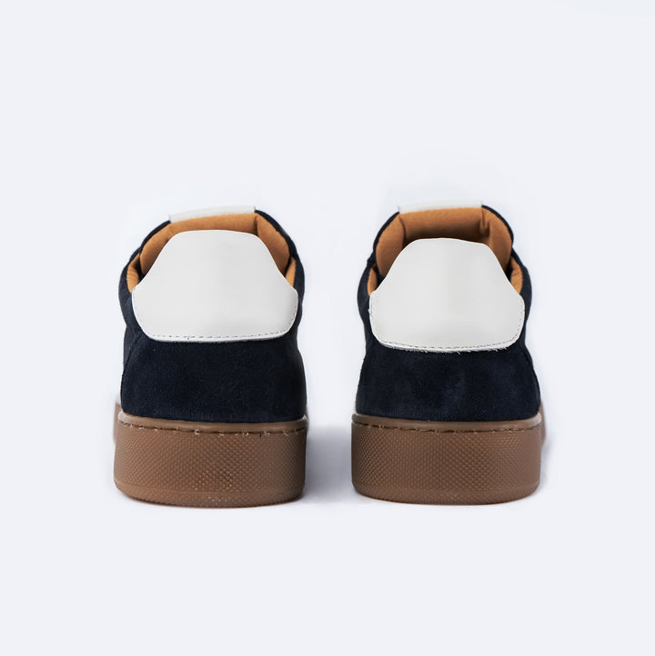 New Fusion sneakers basse uomo in morbido camoscio