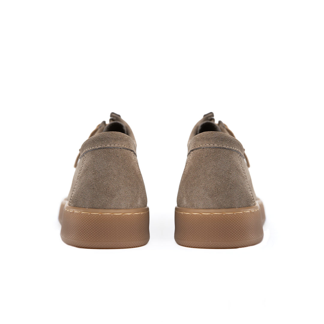 Frank fondo ambra chiaro uomo in morbido camoscio