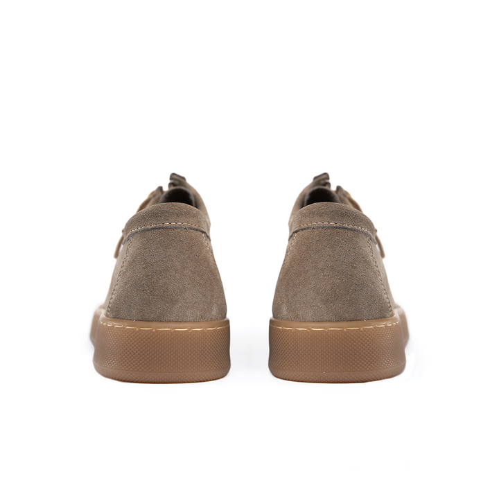 Frank fondo ambra chiaro uomo in morbido camoscio