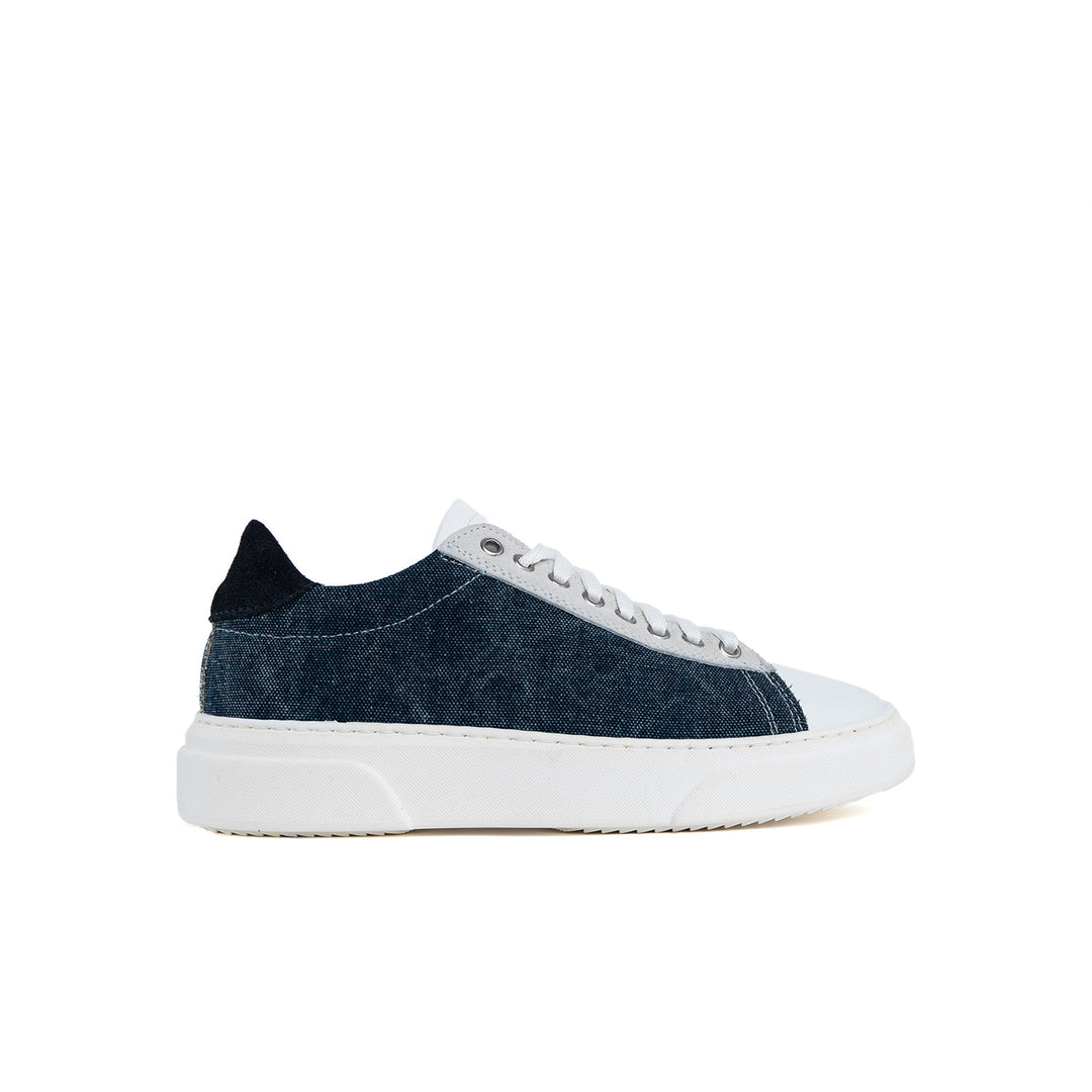 Smith Sneakers Uomo in Denim fondo bianco