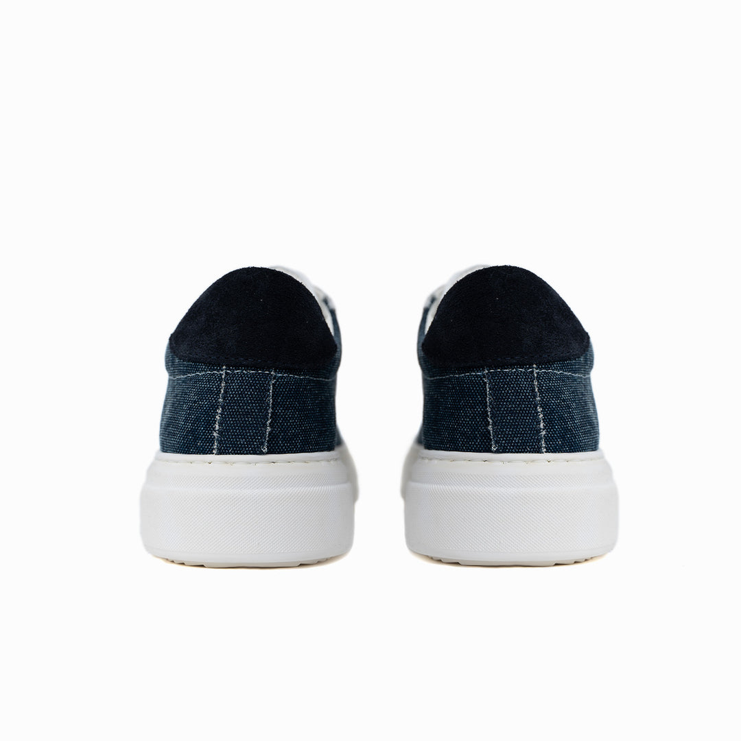 Smith Sneakers Uomo in Denim fondo bianco