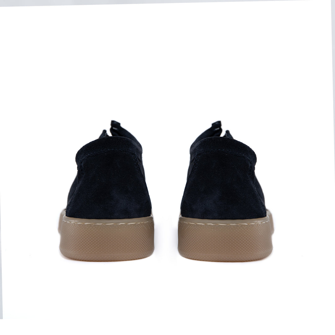 Frank fondo ambra chiaro uomo in morbido camoscio