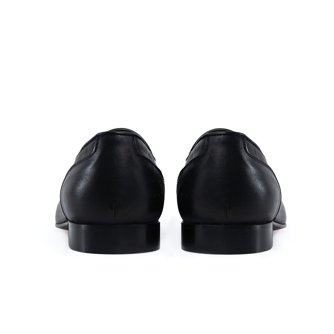 Loafer lux mocassino uomo in pelle fondo cuoio