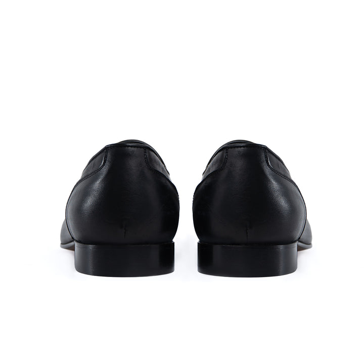 Loafer lux mocassino uomo in pelle fondo cuoio