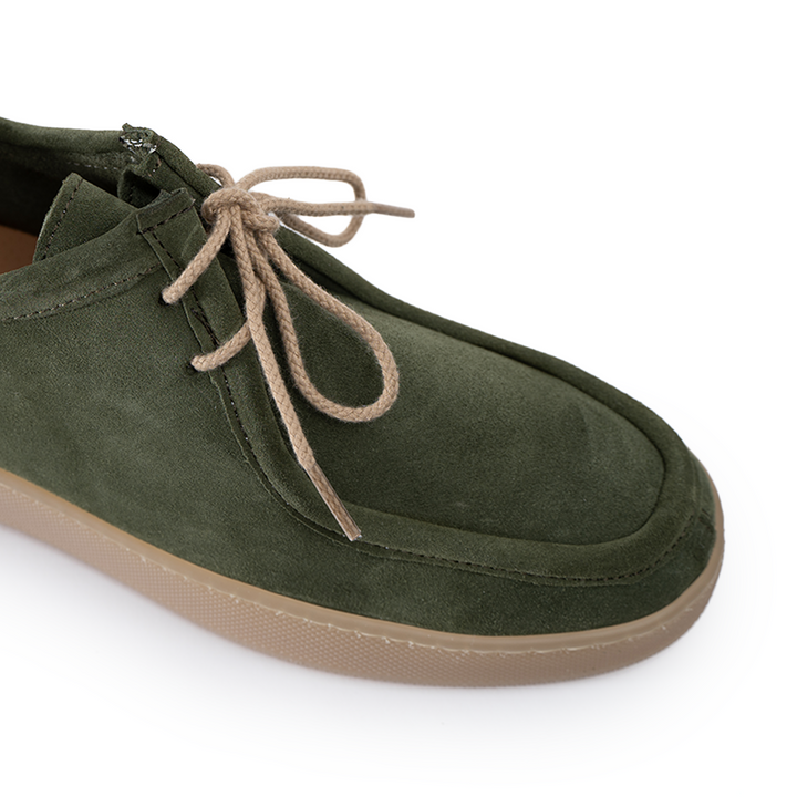 Frank fondo ambra chiaro uomo in morbido camoscio