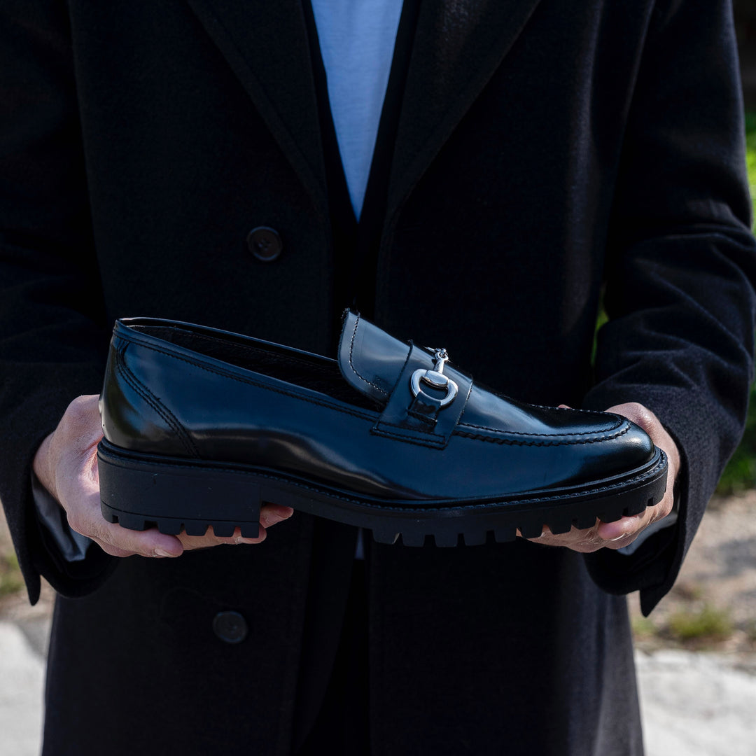 Morris Mocassino Uomo in Vera Pelle Abrasivata