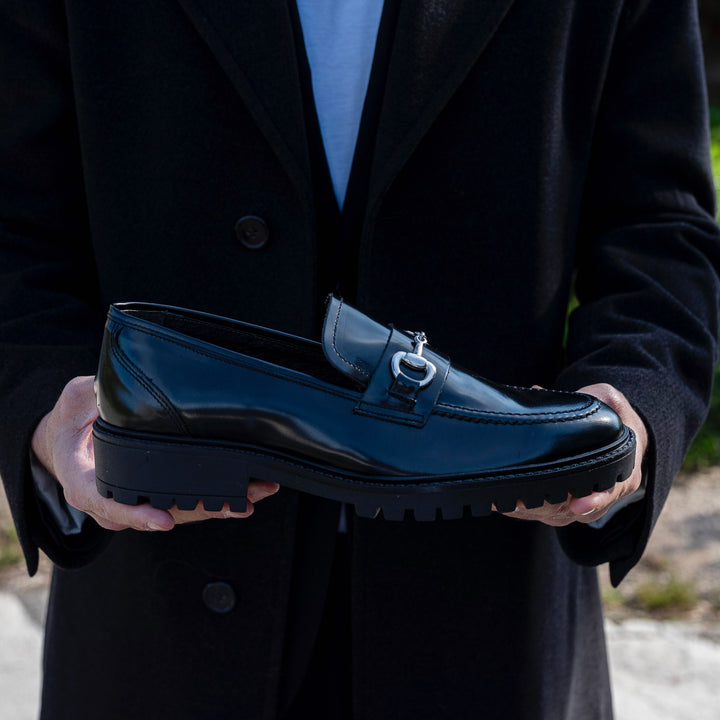 Morris Mocassino Uomo in Vera Pelle Abrasivata