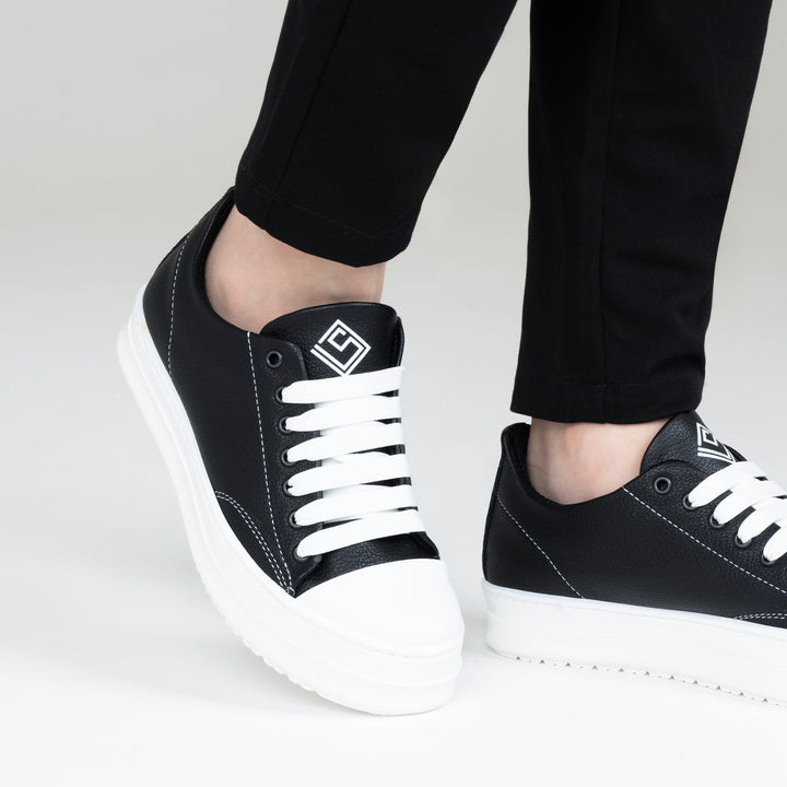 Blaze Sneakers Uomo basse Uomo in Pelle Martellata