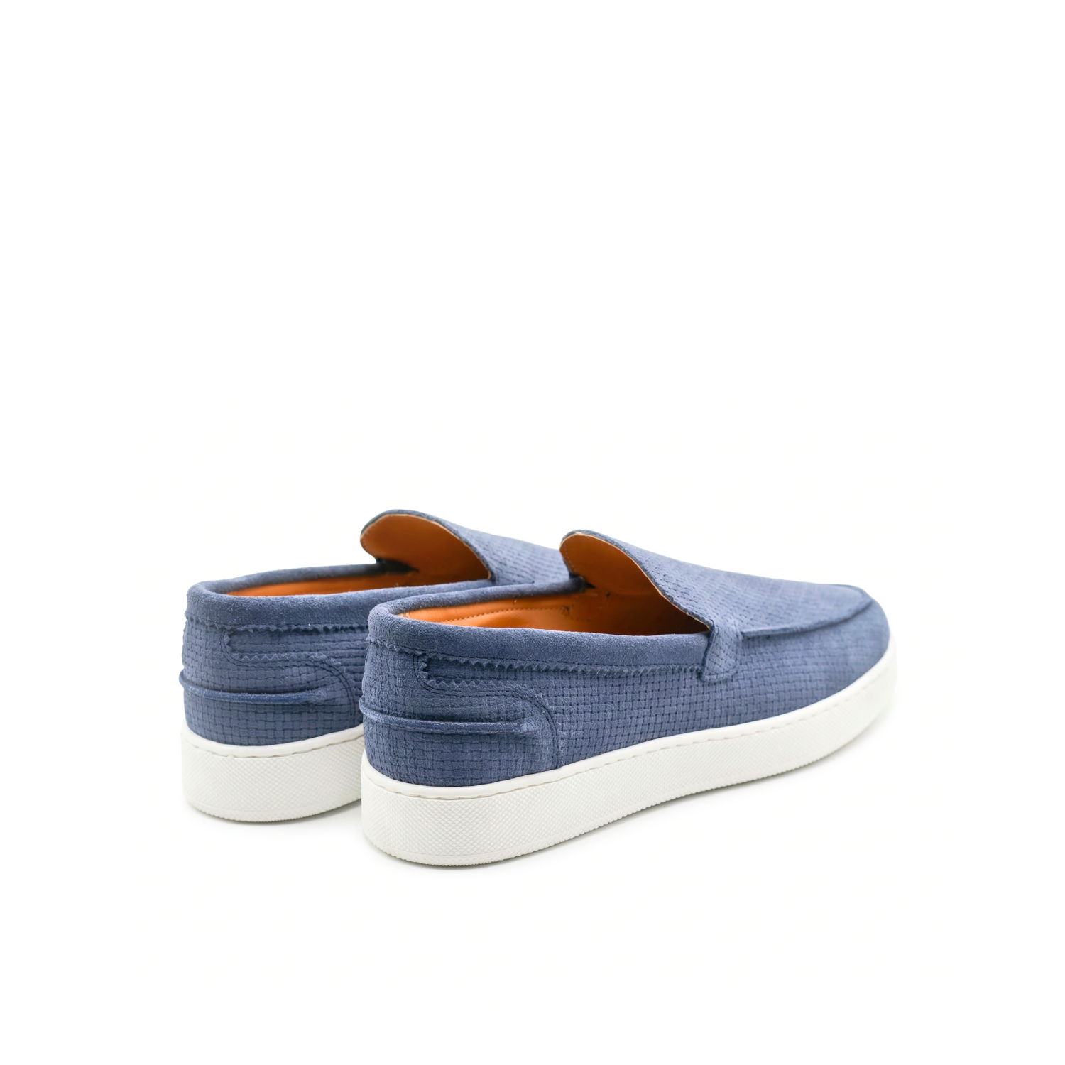 Soft in camoscio slip on uomo