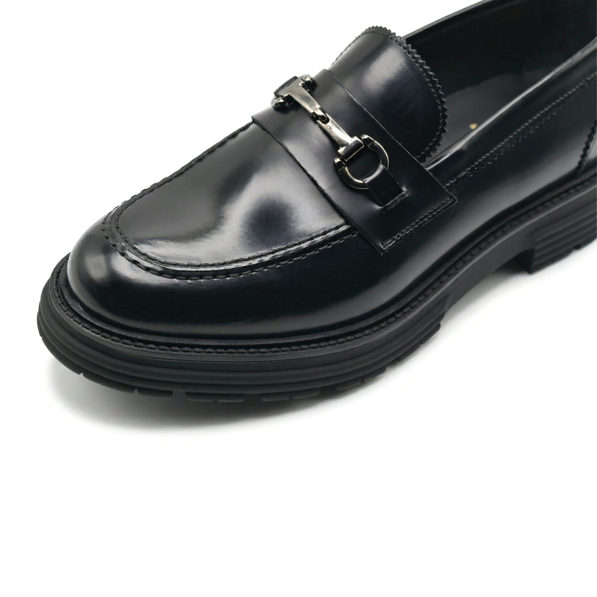 Morris Mocassino Uomo con Morsetto in Vera Pelle Abrasivata