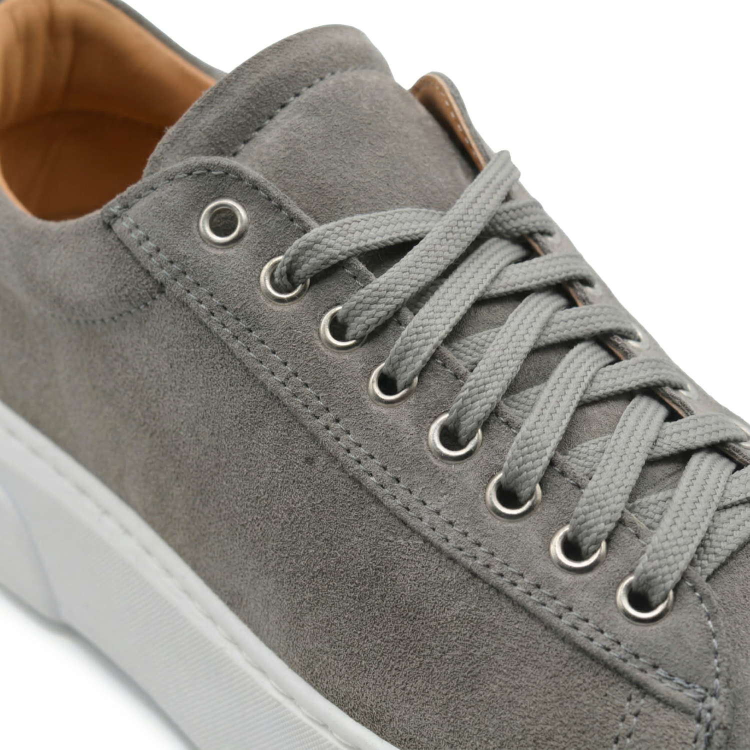 Smith Sneakers Uomo in Camoscio fondo bianco