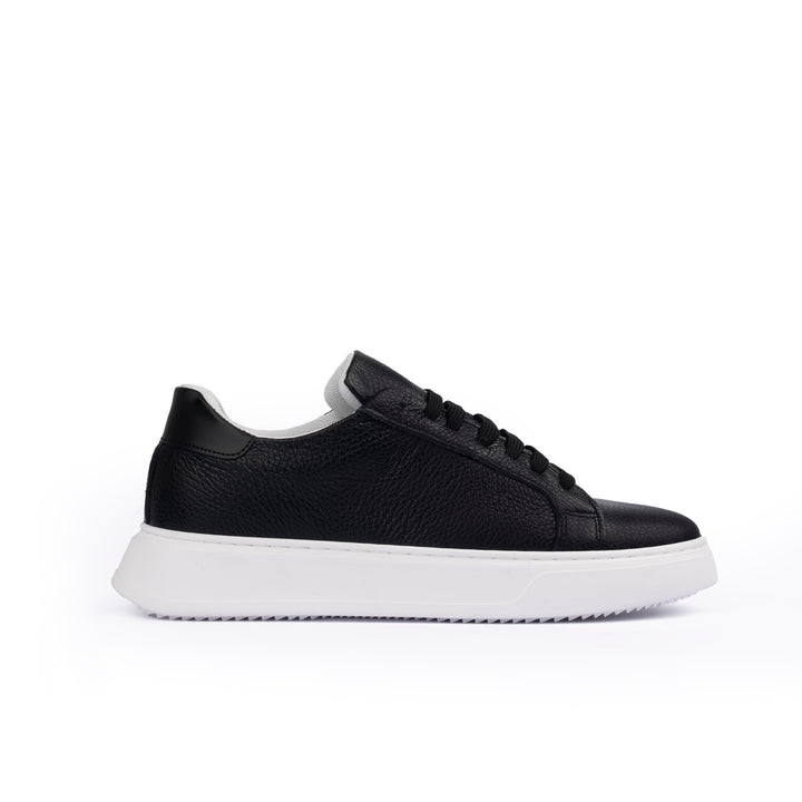 Flow Sneakers Uomo in Pelle Martellata