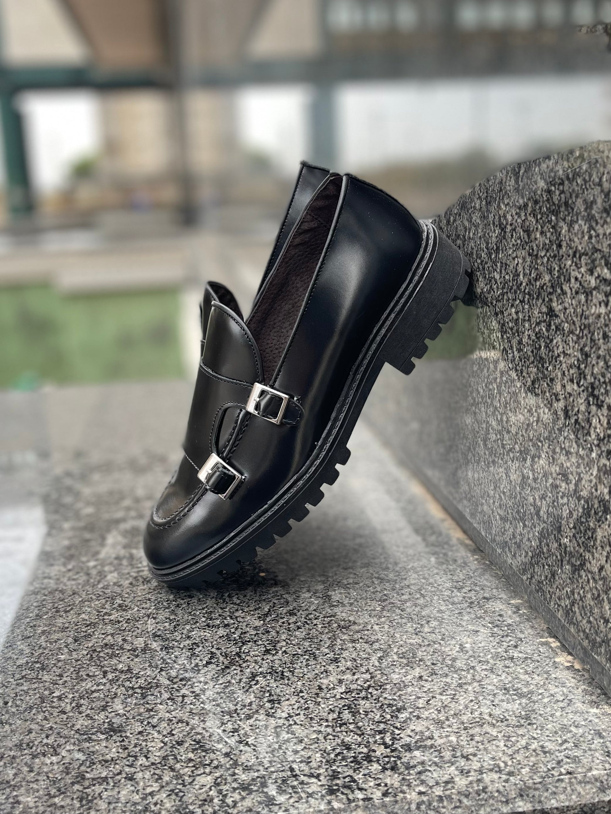 Jonhson Mocassino Uomo in Vera Pelle Abrasivata