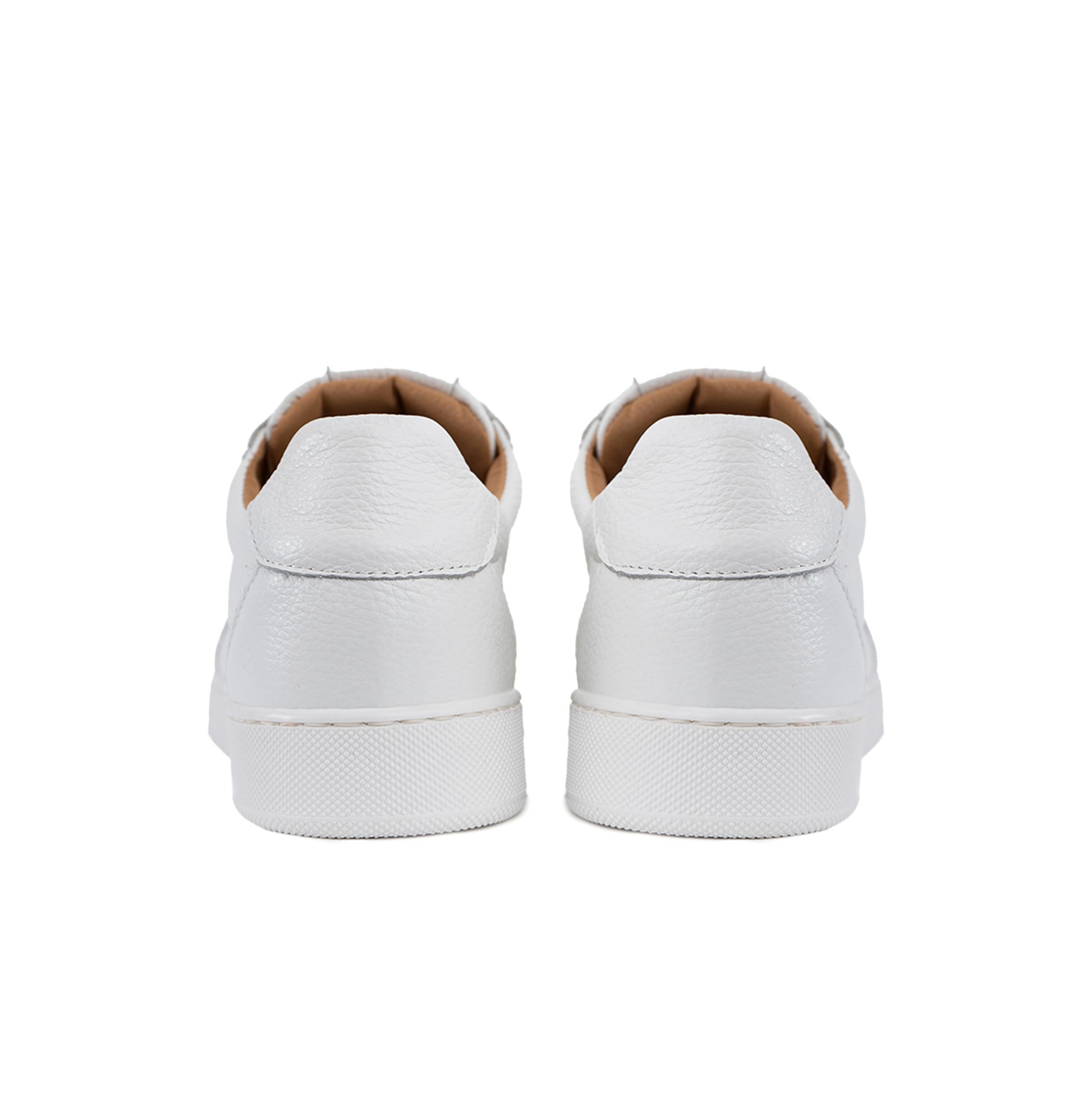 Fusion Total White Sneakers basse Uomo in Vera Pelle Bottolata