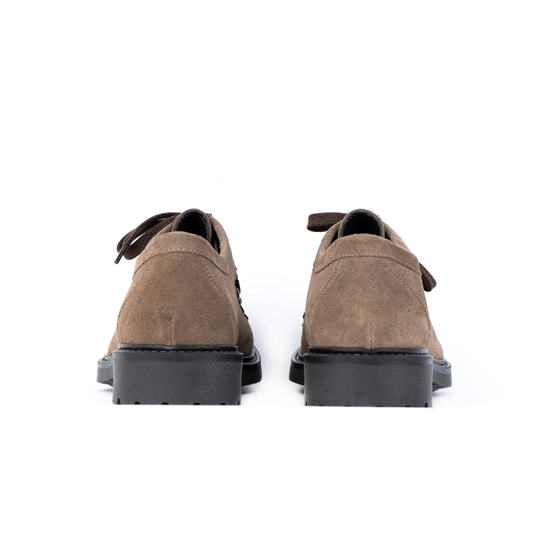 Trek ingegnere stringate in camoscio