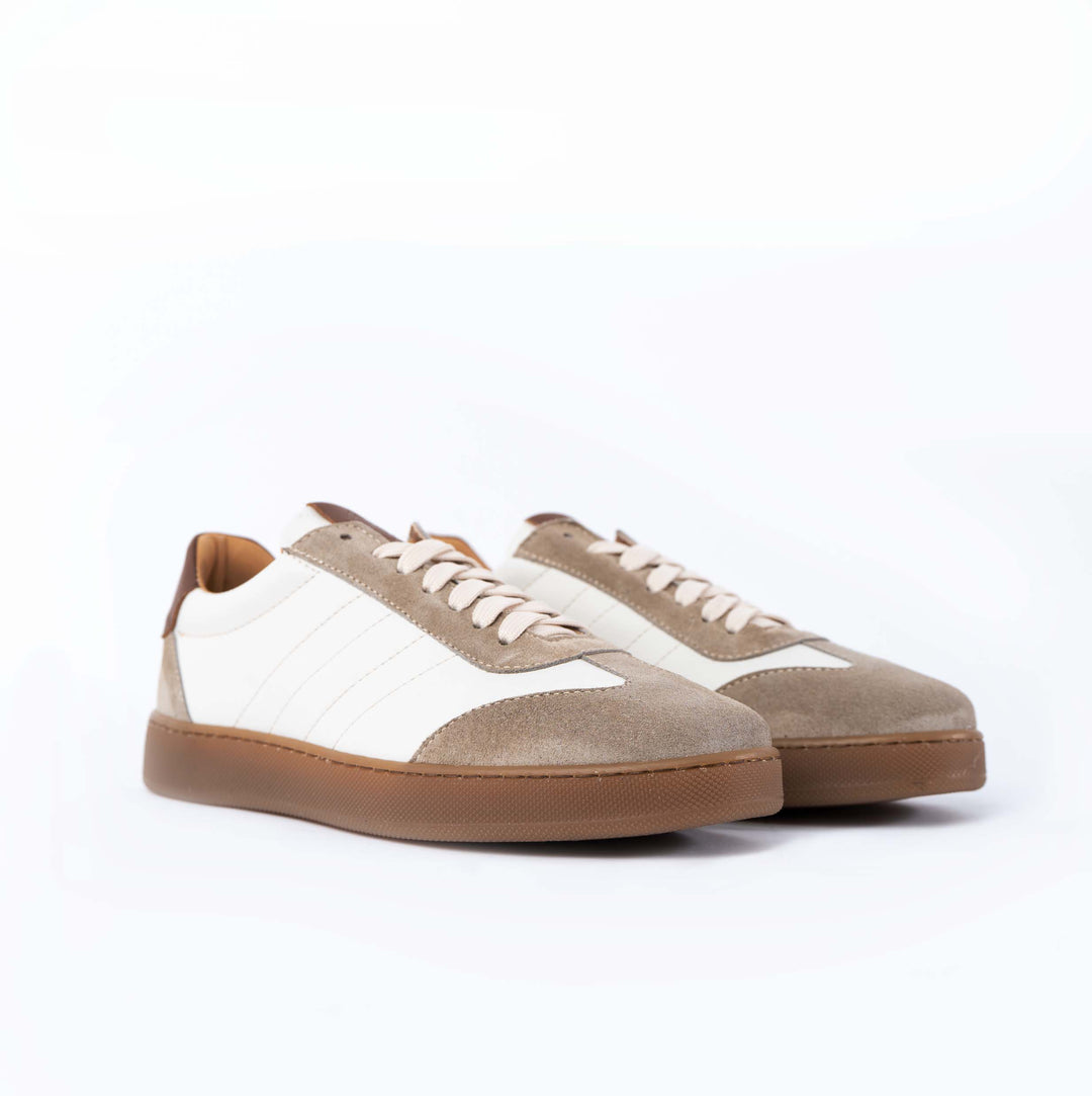 New Fusion sneakers uomo basse in vera pelle