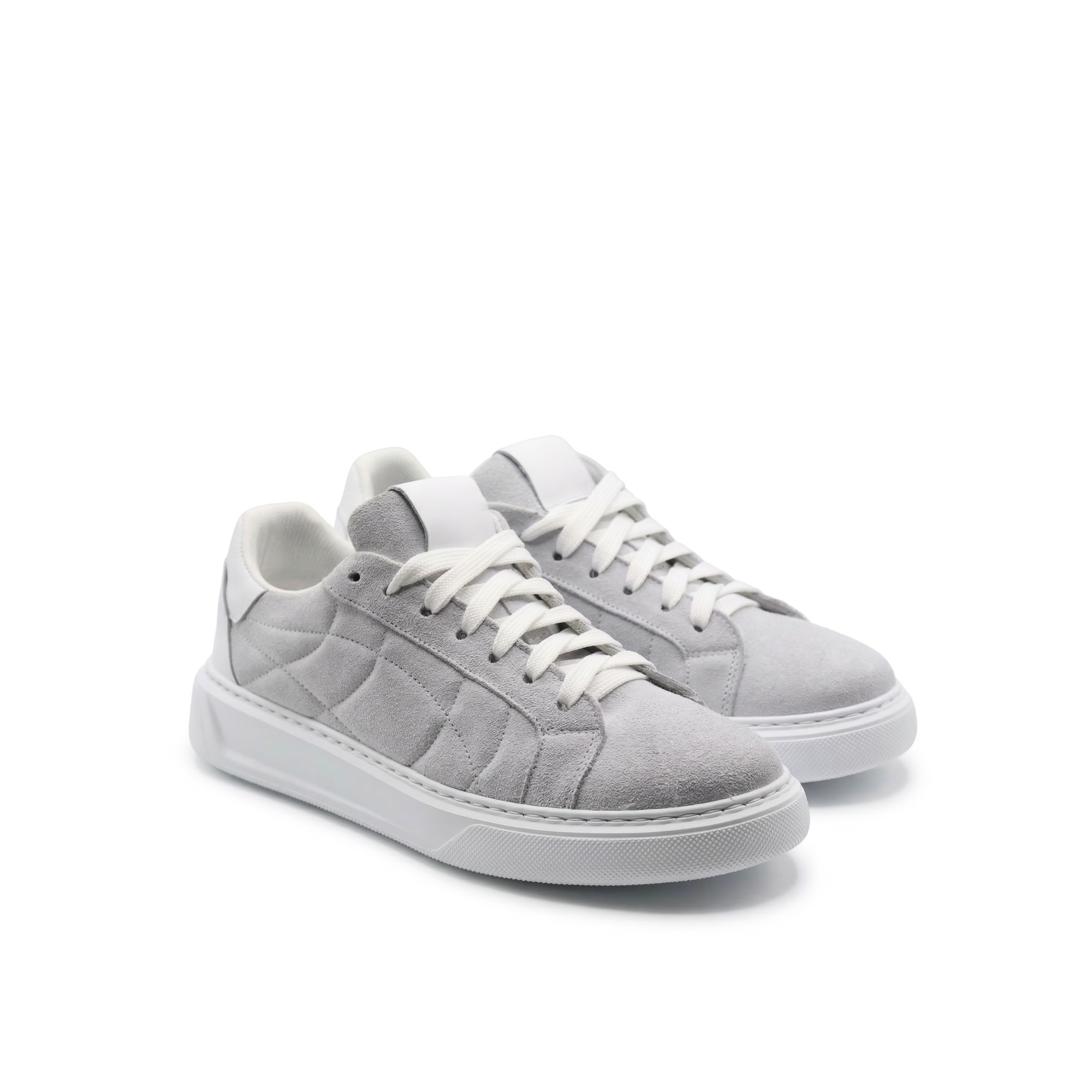 Orion Sneakers Uomo in Camoscio fondo bianco