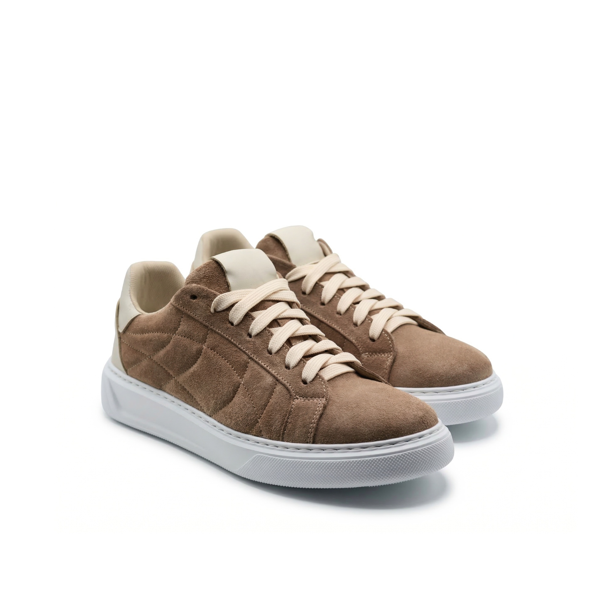 Orion Sneakers Uomo in Camoscio fondo bianco