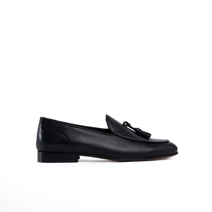 Loafer lux mocassino uomo in pelle fondo cuoio