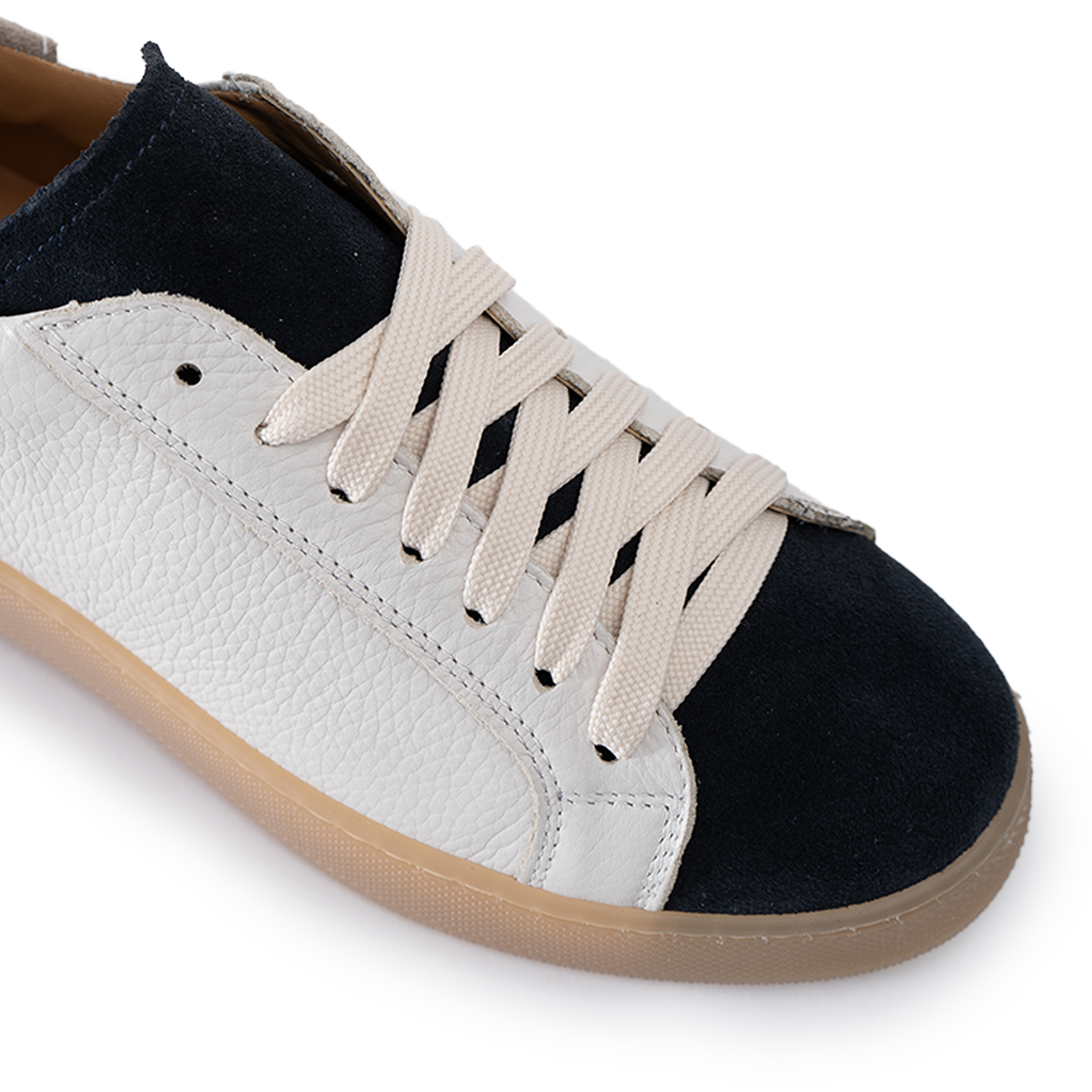 Urban Sneakers Uomo Vera Pelle Bottolata Inserti Camoscio