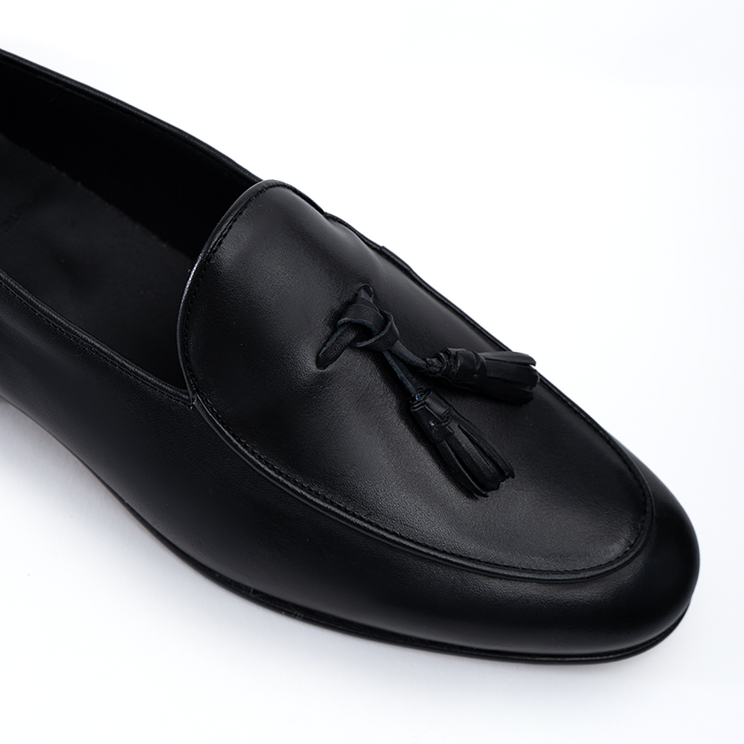 Loafer lux mocassino uomo in pelle fondo cuoio
