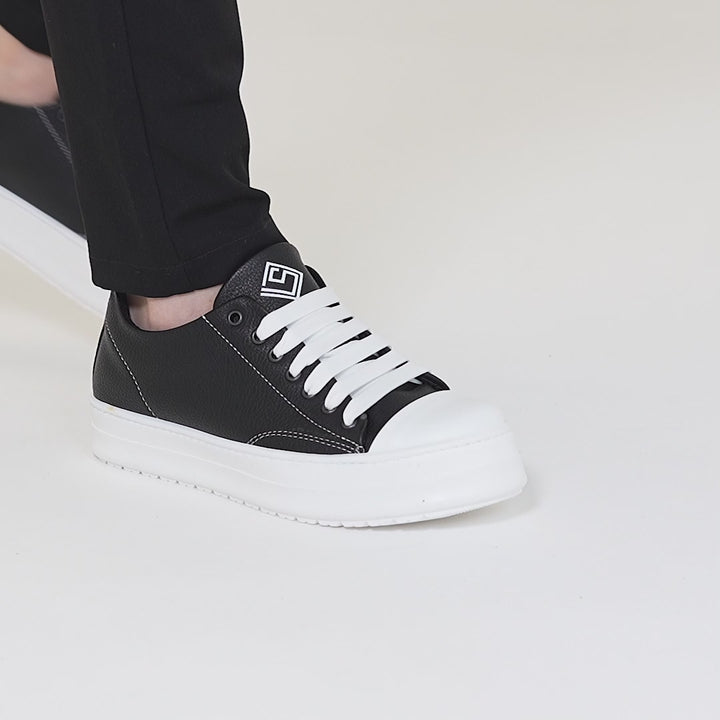 Blaze Sneakers Uomo basse Uomo in Pelle Martellata