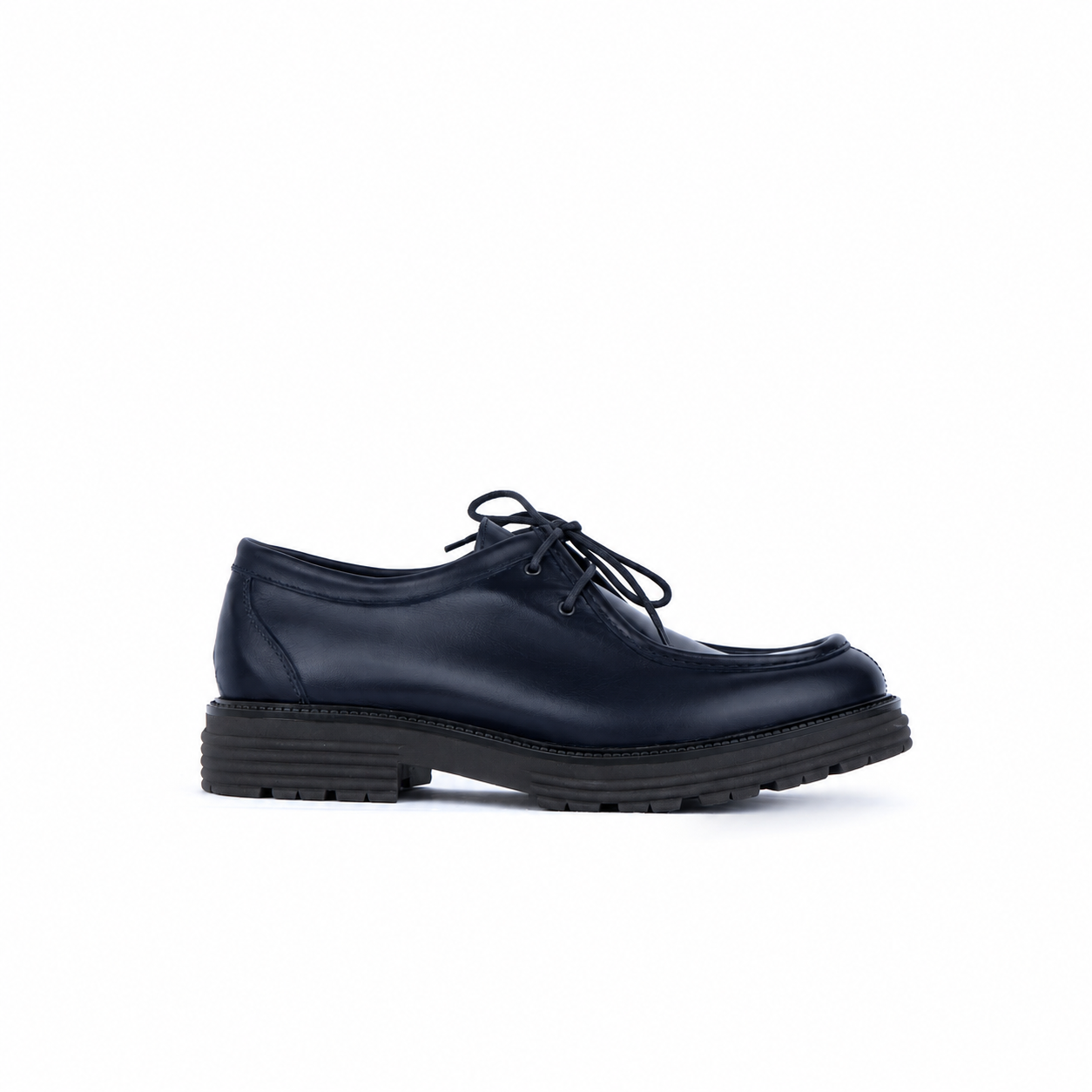 Vector engineer lace-up shoes in genuine leather